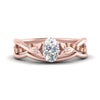 Load image into Gallery viewer, french-pave-oval-contour-orange-sapphire-wedding-band-in-rose-gold-FD9986B1OVGSAOR-NL-RG