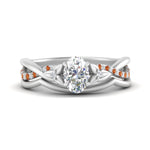 Load image into Gallery viewer, french-pave-oval-contour-orange-sapphire-wedding-band-in-white-gold-FD9986B1OVGSAOR-NL-WG