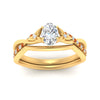 Load image into Gallery viewer, french-pave-oval-contour-orange-sapphire-wedding-band-in-yellow-gold-FD9986B1OVGSAOR-NL-YG