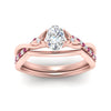 Load image into Gallery viewer, french-pave-oval-contour-pink-sapphire-wedding-band-in-rose-gold-FD9986B1OVGSADRPI-NL-RG