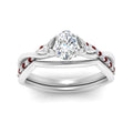 Thumbnail 63 - french-pave-oval-contour-ruby-wedding-band-in-white-gold-FD9986B1OVGRUDR-NL-WG