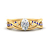 Load image into Gallery viewer, french-pave-oval-contour-sapphire-wedding-band-in-yellow-gold-FD9986B1OVGSABL-NL-YG