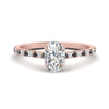 Load image into Gallery viewer, french-pave-oval-petite-black-diamond-engagement-ring-in-FD9918OVRGBLACKANGLE3-NL-RG