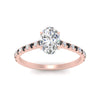 Load image into Gallery viewer, french-pave-oval-petite-black-diamond-engagement-ring-in-FD9918OVRGBLACKANGLE3-NL-RG