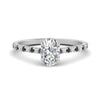 Load image into Gallery viewer, french-pave-oval-petite-black-diamond-engagement-ring-in-FD9918OVRGBLACKANGLE3-NL-WG