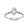 Load image into Gallery viewer, french-pave-oval-petite-black-diamond-engagement-ring-in-FD9918OVRGBLACKANGLE3-NL-WG