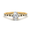 Load image into Gallery viewer, french-pave-oval-petite-black-diamond-engagement-ring-in-FD9918OVRGBLACKANGLE3-NL-YG