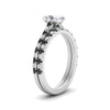 Load image into Gallery viewer, french-pave-oval-petite-black-diamond-wedding-ring-set-in-FD9918OVGBLACKANGLE3-NL-WG-B1