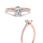 Load image into Gallery viewer, french-pave-oval-petite-diamond-engagement-ring-in-FD9918OVRANGLE3-NL-RG