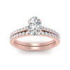 Load image into Gallery viewer, french-pave-oval-petite-diamond-wedding-ring-set-in-FD9918OVANGLE3-NL-RG-B1