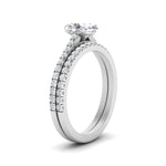 Load image into Gallery viewer, french-pave-oval-petite-diamond-wedding-ring-set-in-FD9918OVANGLE3-NL-WG-B1
