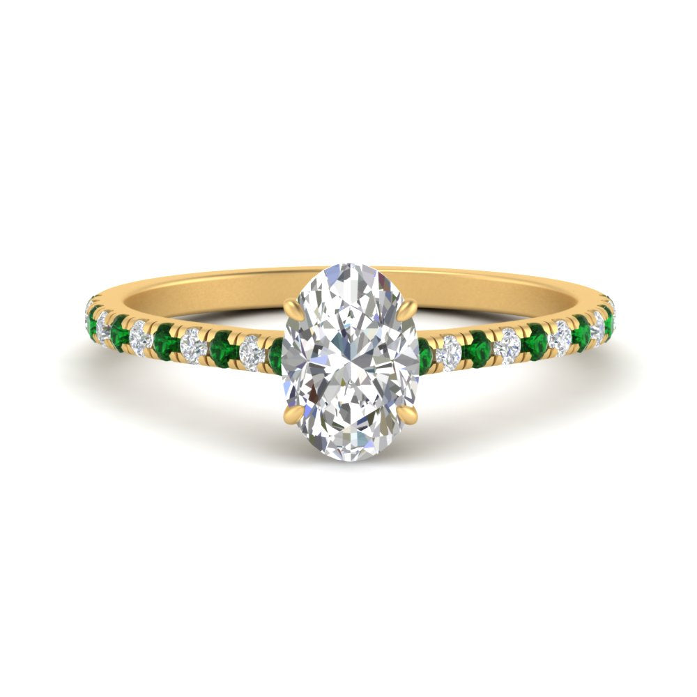 french-pave-oval-petite-emerald-engagement-ring-in-FD9918OVRGEMGRANGLE3-NL-YG