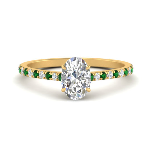 french-pave-oval-petite-emerald-engagement-ring-in-FD9918OVRGEMGRANGLE3-NL-YG