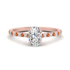 Load image into Gallery viewer, french-pave-oval-petite-orange-sapphire-engagement-ring-in-FD9918OVRGSAORANGLE3-NL-RG