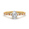 Load image into Gallery viewer, french-pave-oval-petite-orange-sapphire-engagement-ring-in-FD9918OVRGSAORANGLE3-NL-YG