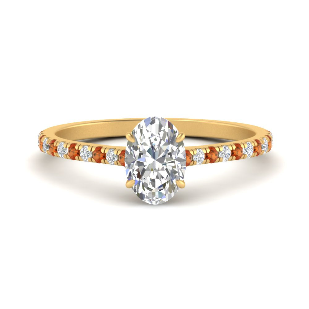 french-pave-oval-petite-orange-sapphire-engagement-ring-in-FD9918OVRGSAORANGLE3-NL-YG