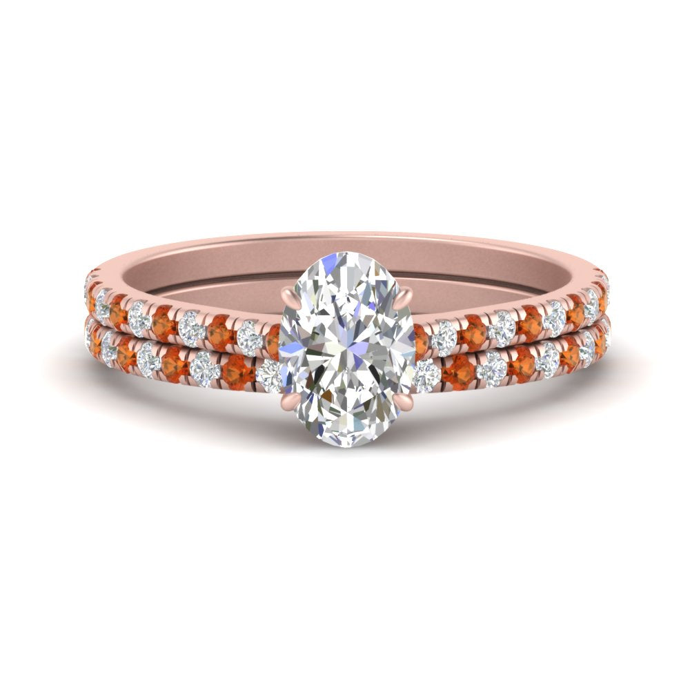 french-pave-oval-petite-orange-sapphire-wedding-ring-set-in-FD9918OVGSAORANGLE3-NL-RG-B1