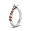 Load image into Gallery viewer, french-pave-oval-petite-orange-sapphire-wedding-ring-set-in-FD9918OVGSAORANGLE3-NL-WG-B1