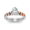 Load image into Gallery viewer, french-pave-oval-petite-orange-sapphire-wedding-ring-set-in-FD9918OVGSAORANGLE3-NL-WG-B1