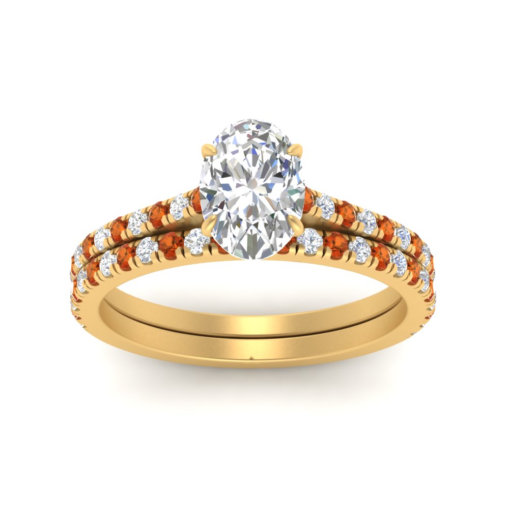 french-pave-oval-petite-orange-sapphire-wedding-ring-set-in-FD9918OVGSAORANGLE3-NL-YG-B1