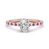 Load image into Gallery viewer, french-pave-oval-petite-pink-sapphire-engagement-ring-in-FD9918OVRGSADRPIANGLE3-NL-RG
