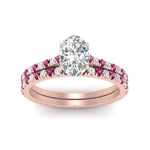 Load image into Gallery viewer, french-pave-oval-petite-pink-sapphire-wedding-ring-set-in-FD9918OVGSADRPIANGLE3-NL-RG-B1
