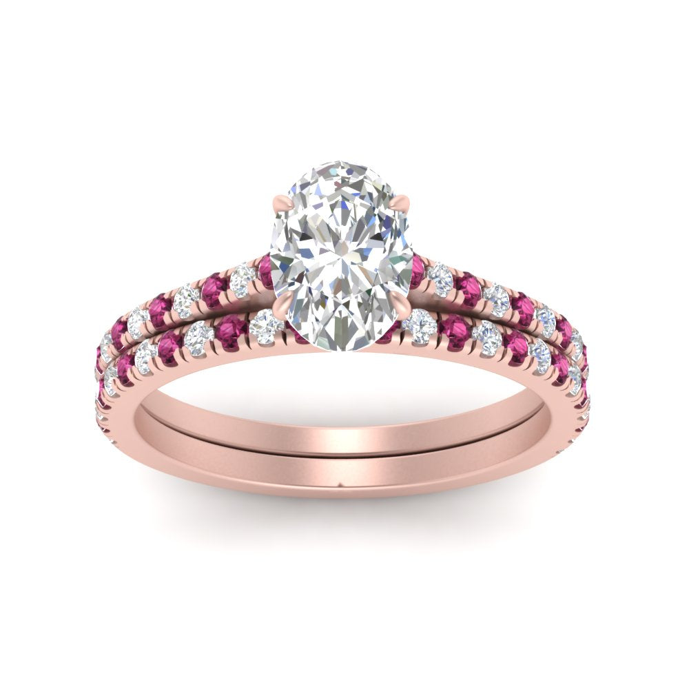 french-pave-oval-petite-pink-sapphire-wedding-ring-set-in-FD9918OVGSADRPIANGLE3-NL-RG-B1