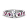 Load image into Gallery viewer, french-pave-oval-petite-pink-sapphire-wedding-ring-set-in-FD9918OVGSADRPIANGLE3-NL-WG-B1