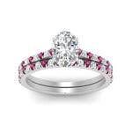 Load image into Gallery viewer, french-pave-oval-petite-pink-sapphire-wedding-ring-set-in-FD9918OVGSADRPIANGLE3-NL-WG-B1
