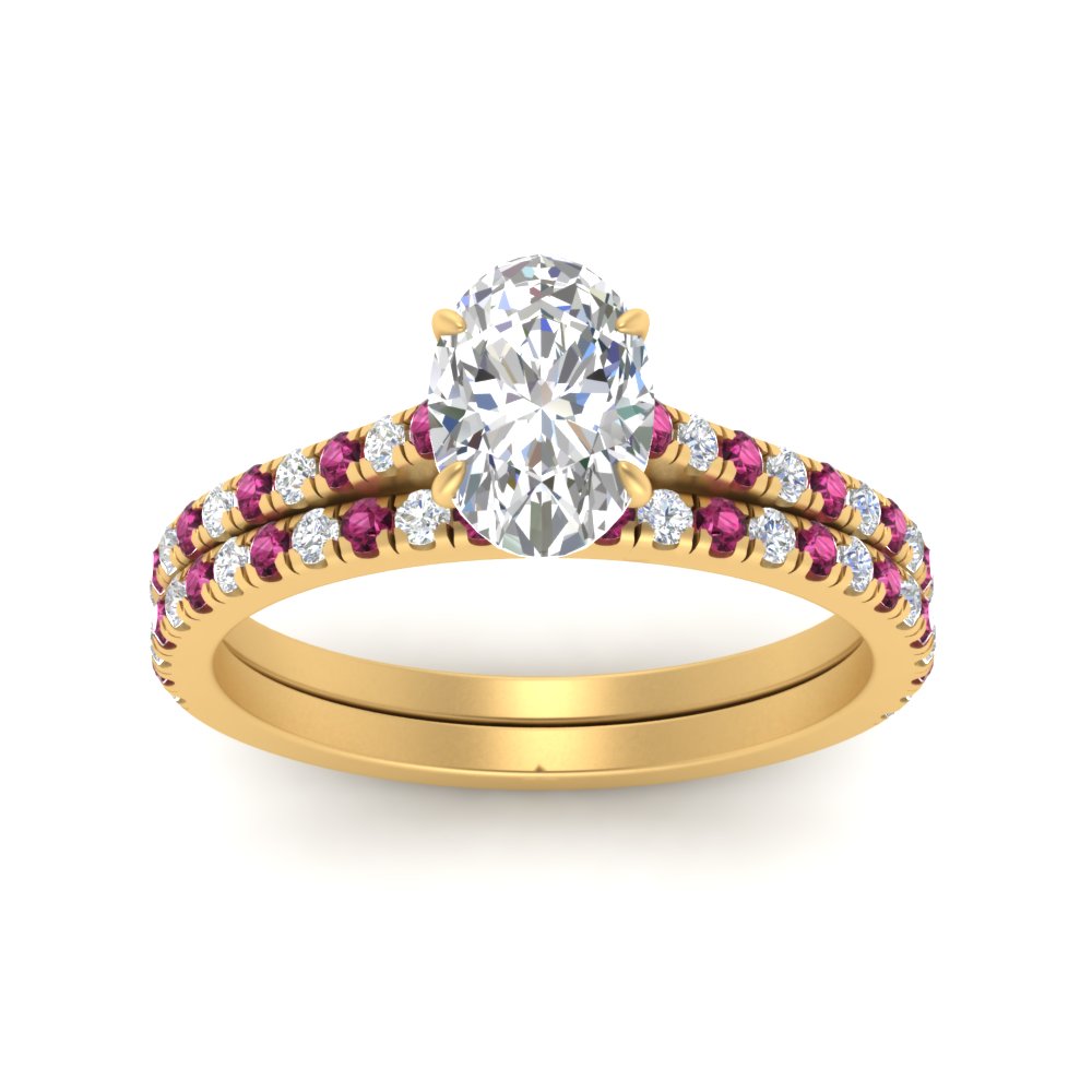 french-pave-oval-petite-pink-sapphire-wedding-ring-set-in-FD9918OVGSADRPIANGLE3-NL-YG-B1
