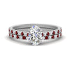 Load image into Gallery viewer, french-pave-oval-petite-ruby-wedding-ring-set-in-FD9918OVGRUDRANGLE3-NL-WG-B1