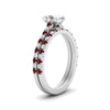 Load image into Gallery viewer, french-pave-oval-petite-ruby-wedding-ring-set-in-FD9918OVGRUDRANGLE3-NL-WG-B1