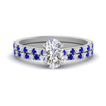Load image into Gallery viewer, french-pave-oval-petite-sapphire-wedding-ring-set-in-FD9918OVGSABLANGLE3-NL-WG-B1
