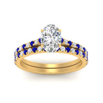 Load image into Gallery viewer, french-pave-oval-petite-sapphire-wedding-ring-set-in-FD9918OVGSABLANGLE3-NL-YG-B1
