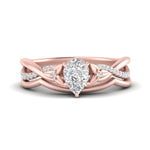 Load image into Gallery viewer, french-pave-pear-contour-diamond-wedding-band-in-rose-gold-FD9986B1PE-NL-RG
