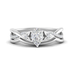 Load image into Gallery viewer, french-pave-pear-contour-diamond-wedding-band-in-white-gold-FD9986B1PE-NL-WG
