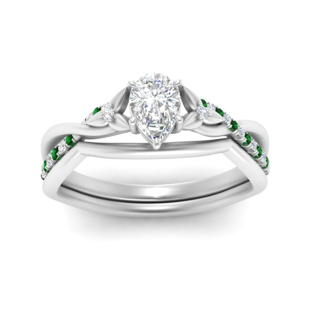 french-pave-pear-contour-emerald-wedding-band-in-white-gold-FD9986B1PEGEMGR-NL-WG