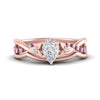 Load image into Gallery viewer, french-pave-pear-contour-pink-sapphire-wedding-band-in-rose-gold-FD9986B1PEGSADRPI-NL-RG