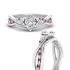 Load image into Gallery viewer, french-pave-pear-contour-pink-sapphire-wedding-band-in-white-gold-FD9986B1PEGSADRPI-NL-WG