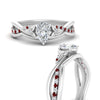 Load image into Gallery viewer, french-pave-pear-contour-ruby-wedding-band-in-white-gold-FD9986B1PEGRUDR-NL-WG