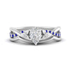 Load image into Gallery viewer, french-pave-pear-contour-sapphire-wedding-band-in-white-gold-FD9986B1PEGSABL-NL-WG
