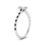 Load image into Gallery viewer, french-pave-pear-petite-black-diamond-engagement-ring-in-FD9918PERGBLACKANGLE3-NL-WG
