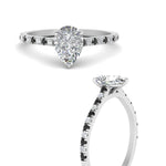 Load image into Gallery viewer, french-pave-pear-petite-black-diamond-engagement-ring-in-FD9918PERGBLACKANGLE3-NL-WG
