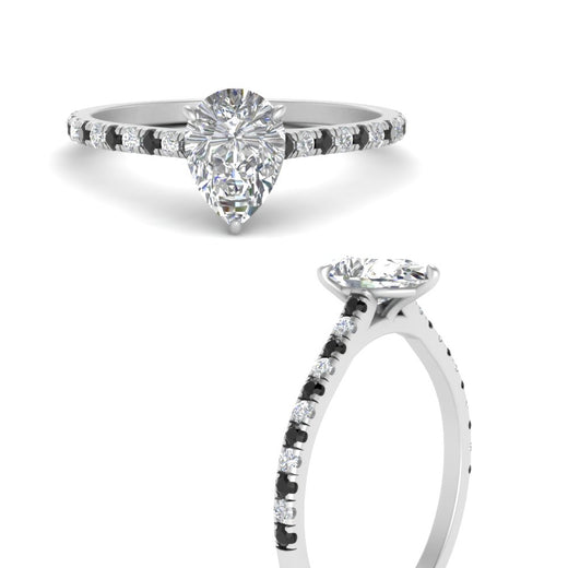 french-pave-pear-petite-black-diamond-engagement-ring-in-FD9918PERGBLACKANGLE3-NL-WG