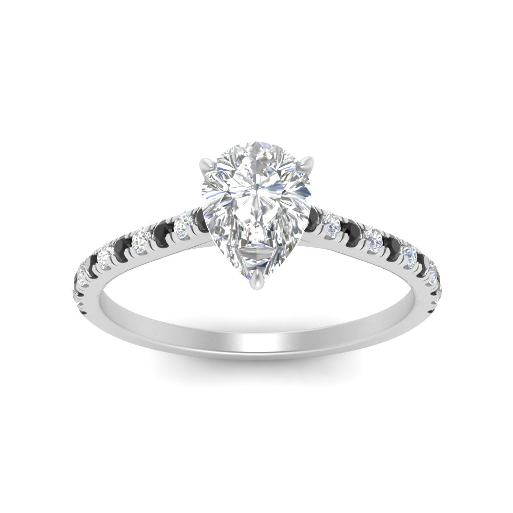 french-pave-pear-petite-black-diamond-engagement-ring-in-FD9918PERGBLACKANGLE3-NL-WG