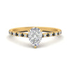 Load image into Gallery viewer, french-pave-pear-petite-black-diamond-engagement-ring-in-FD9918PERGBLACKANGLE3-NL-YG