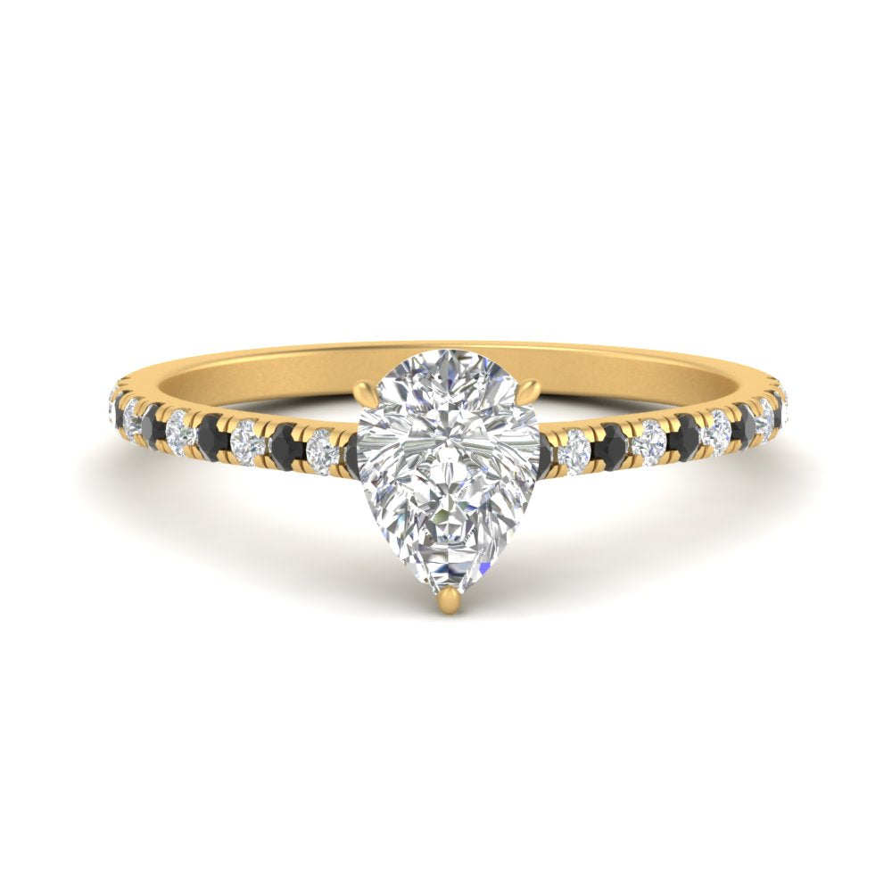 french-pave-pear-petite-black-diamond-engagement-ring-in-FD9918PERGBLACKANGLE3-NL-YG