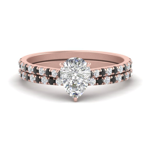 french-pave-pear-petite-black-diamond-wedding-ring-set-in-FD9918PEGBLACKANGLE3-NL-RG-B1