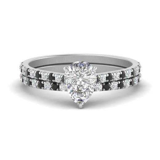 french-pave-pear-petite-black-diamond-wedding-ring-set-in-FD9918PEGBLACKANGLE3-NL-WG-B1