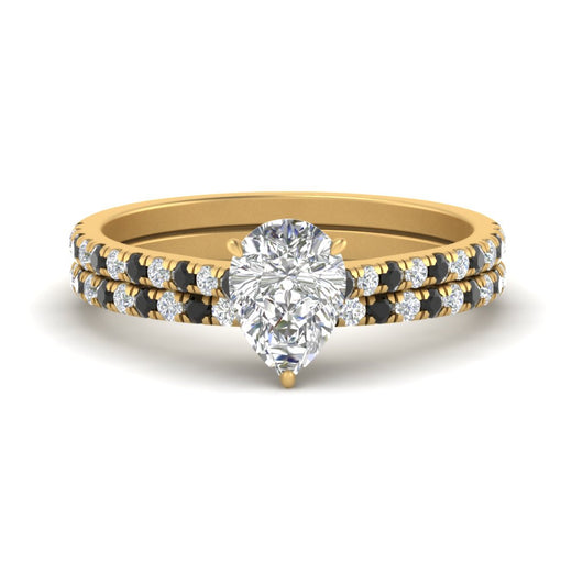french-pave-pear-petite-black-diamond-wedding-ring-set-in-FD9918PEGBLACKANGLE3-NL-YG-B1